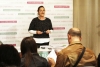 Stella Carparelli mentre presenta il suo programma stella programma